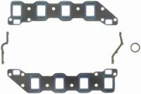 Fel-Pro Printoseal Performance Intake Manifold Gaskets - Cut to Fit - 1.85-3.03" x 1.38-1.66" Port - .060" Thick - SB Chevy, Aluminum Dart, Buick Heads