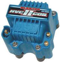 Ignition Coils - U-Core Ignition Coils - MSD - MSD Blaster HVC-2 Ignition Coil - E-Core - Square - Epoxy - Blue - 44000 V