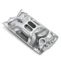 Weiand Stealth Air Strike Intake Manifold - Non-EGR - 1500-6700 RPM - Square Bore - SB Chevy 262-400 w/ 96-Up Vortec Iron Heads