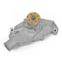 Weiand Weiand Action Plus Aluminum Water Pump - High-Volume - Natural - SB Chevy (Short) - Fits 195568 Chevrolet SB Passenger Cars - 196970 350 Ci Corvettes and 195572 Light Duty Trucks