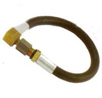 Sprint Car Parts - Fuel System Components - Kinsler Fuel Injection - Kinsler Lines -03 AN Male 0-Ring x -03 AN Female Swivel 90 - 9-1/2" Long