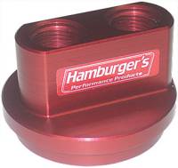 Hamburger's Performance Billet Oil Filter Bypass Adapters - Ford V-8 - 3/4"-16 and 2-1/2" I.D./2-3/4" O.D. O-Ring