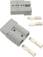 Electrical Connectors and Plugs - Battery Cable Connectors - Allstar Performance - Allstar Performance 50 Amp Gray Quick Disconnects - (1" Pair)