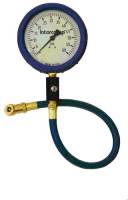 Tire Pressure Gauges and Components - Tire Pressure Gauges - Analog - Intercomp - Intercomp Ultra Deluxe Air Pressure Gauge - Glow-In-The-Dark - 4" Face - 0-60 PSI