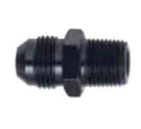 Fragola Aluminum AN to NPT Straight Adapter - Black -03 AN to 1/8" NPT