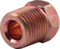 Allstar Performance 3/16" Inverted Flare Nuts - 7/16"-24" Red