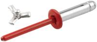 Hardware and Fasteners - Rivets and Components - Allstar Performance - Allstar Performance 3/16" Small Head Tri-Fold Rivets - Red - Aluminum Mandrel - (250 Pack)