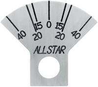 Caster Camber Gauges - Caster Indicator Plate - Allstar Performance - Allstar Performance Caster Plate
