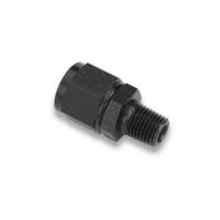 NPT to AN Fittings and Adapters - Male NPT to Female AN Adapters - Earl's Performance Plumbing - Earl's Ano Tuff Straight -6 AN Swivel to 1/4" Male NPT Adapter