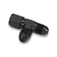 AN to AN Fittings and Adapters - Male AN Flare Tee to Female AN on Run Adapters - Earl's Performance Plumbing - Earl's Ano Tuff AN Tee to Female Swivel On Run Adapter -6 AN