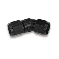 AN to AN Fittings and Adapters - 45° Female AN Couplers - Earl's - Earl's Ano Tuff 45 -8 AN Female to Female Swivel Adapter