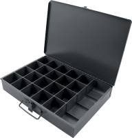 Storage Cases - Small Parts Storage Cases - Allstar Performance - Allstar Performance Metal Storage Case - 21 Compartment - 9.5" x 13.5" x 2"