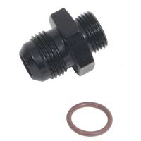 Fragola AN Port O-Ring Adapter -10 AN x 3/4-16 (-8 AN) - Black