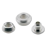 Weld-On Bungs and Fittings - Male AN Aluminum Weld-On Bungs - Fragola Performance Systems - Fragola -10 AN Male Aluminum Weld Bung w/ 1.0 Diameter Step
