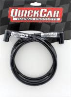QuickCar Sleeved Race Wire - Black Coil Wire 24" HEI/Socket