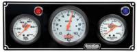 Gauges and Data Acquisition - QuickCar Racing Products - QuickCar 2-1 Gauge Panel w/ 3-3/8" Tach- OP/WT