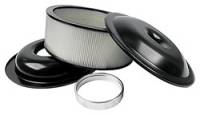 Allstar Performance 14" Air Cleaner Kit With Paper Element - 5" - Black