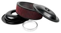 Allstar Performance 14" Air Cleaner Kit With Washable Element - 3" - Black