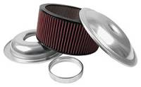 Round Air Cleaner Assemblies - 14" Air Cleaner Assemblies - Allstar Performance - Allstar Performance 14" Air Cleaner Kit With Washable Element - 6" - Plain